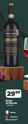 Wino czerwone Borgo Al Pascolo Chianti promocja w Netto
