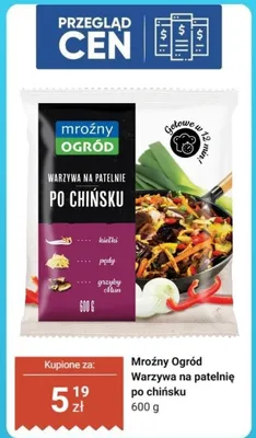 Warzywa na patelnię po chińsku promocja w Dino