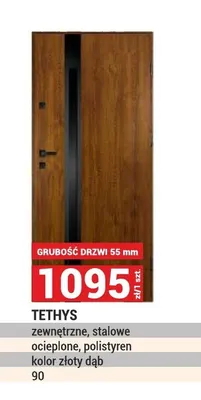 Drzwi zewnętrzne stalowe Tethys promocja w Merkury Market