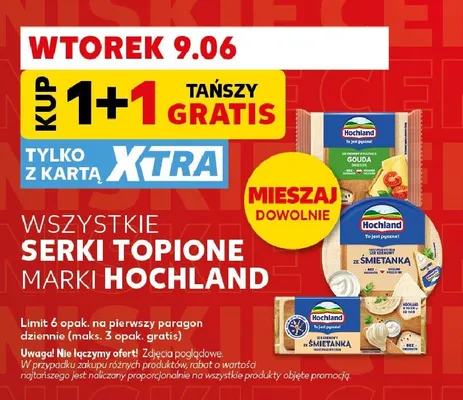 Serek topiony z borowikami Hochland promocja w Kaufland