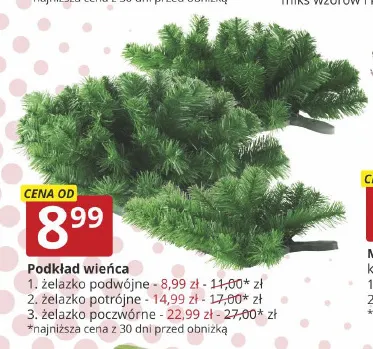 Podkład wieńca żelazko podwójne promocja w Prymus AGD