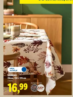 Obrus Livarno promocja w Lidl