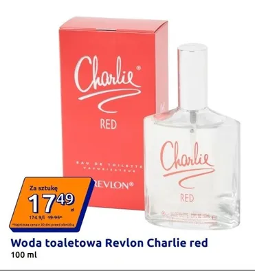 Woda toaletowa Revlon Charlie Red promocja w Action