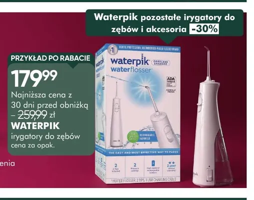 Irygator do zębów Waterpik promocja w Super-Pharm