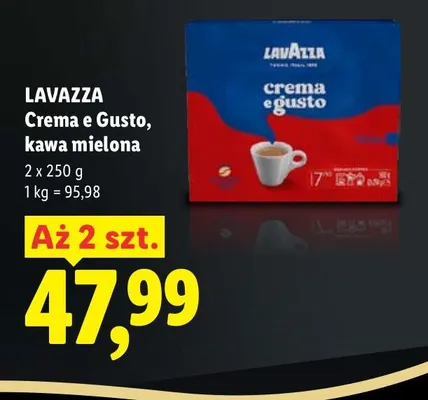 Kawa mielona Crema e Gusto promocja w Lidl