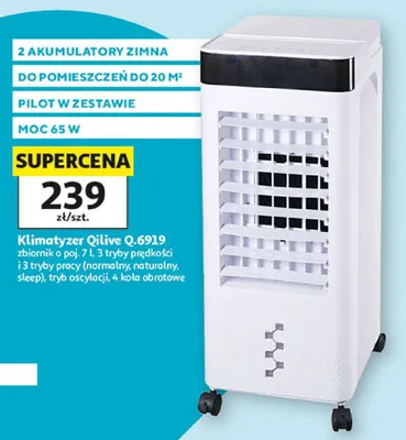 Klimatyzer Qilive Q.6919 65W promocja w Auchan