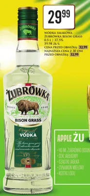Wódka smakowa Żubrówka Bison Grass promocja w Dino