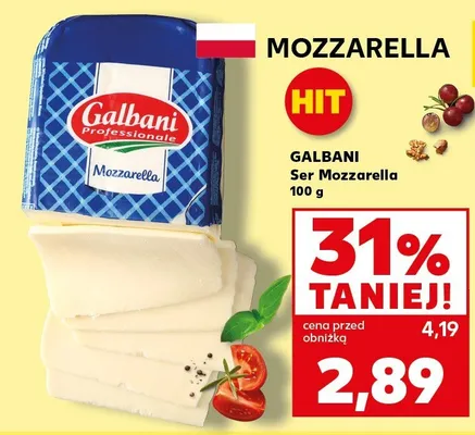 Ser Mozzarella promocja w Kaufland