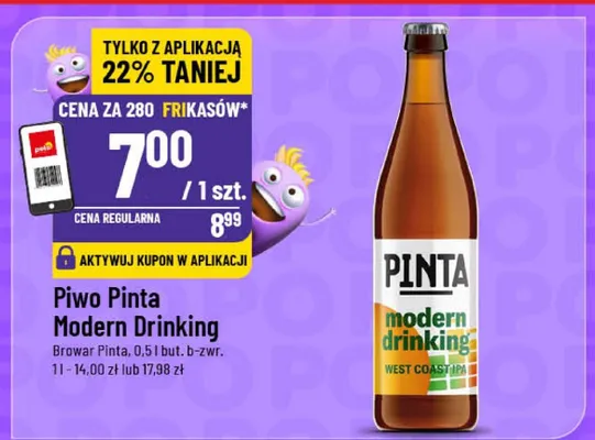 Piwo Pinta Modern Drinking Browar Pinta promocja w POLOmarket