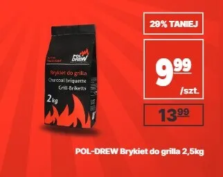 Brykiet do grilla POL-DREW promocja w API Market