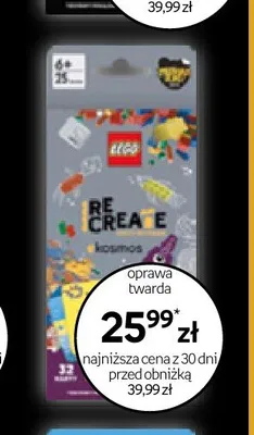 Książka LEGO Re-Create Kosmos oprawa twarda promocja w Empik