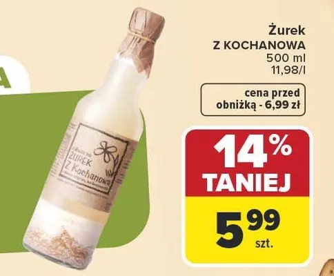 Żurek z kochanowa promocja w Carrefour