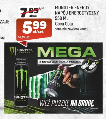 Napój energetyczny Monster Energy Mega promocja w Społem Praga
