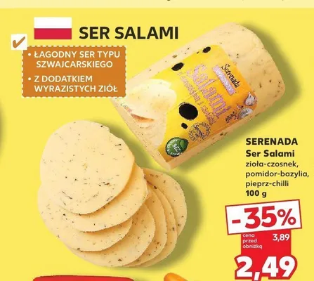 Ser Salami pieprz-chilli Serenada promocja w Kaufland