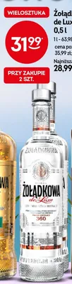 Wódka Żołądkowa de Luxe promocja w Żabka