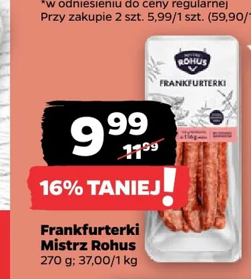 Frankfurterki Mistrz Rohus promocja w Netto