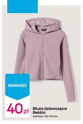 Bluza dziewczęca Bekkin promocja w Pepco