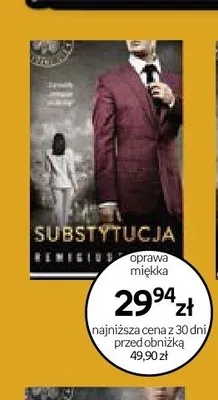 Książka Substytucja Joanna Chyłka Remigiusz Mróz oprawa miękka promocja w Empik