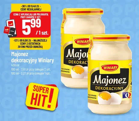 Majonez dekoracyjny Winiary promocja w POLOmarket