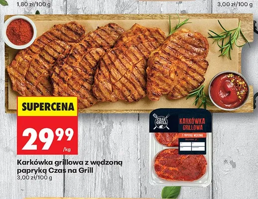 Karkówka grillowa z wędzoną papryką Czas na Grill promocja w Biedronka