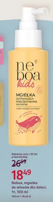 Mgiełka do włosów dla dzieci 1+ Neboa promocja w Rossmann