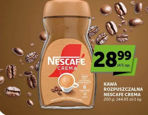 Kawa rozpuszczalna Nescafe Crema promocja w Groszek