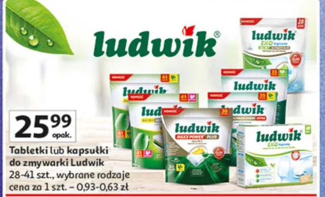 Tabletki lub kapsułki do zmywarki promocja w Auchan
