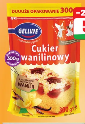 Cukier wanilinowy Gellwe promocja w Dino