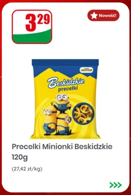 Precelki Minionki Beskidzkie promocja w Dino