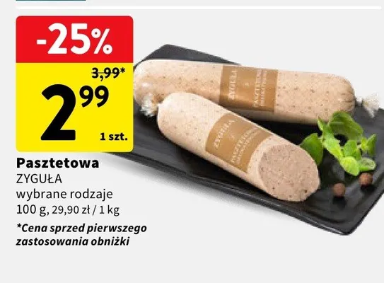 Pasztetowa wybrane rodzaje promocja w Intermarche