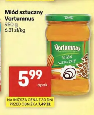 Miód sztuczny Vortumnus promocja w Delikatesy Centrum