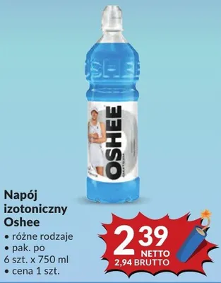 Napój izotoniczny Oshee promocja w Makro