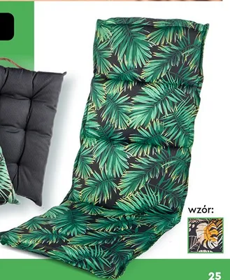 Poduszka na krzesło 115x50x4,5 cm promocja w Biedronka