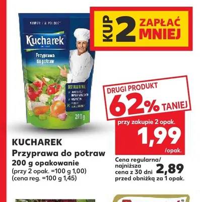 Przyprawa do potraw Kucharek promocja w Kaufland