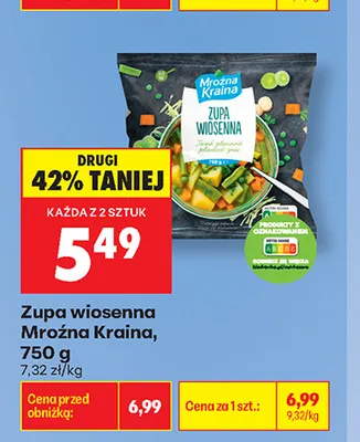 Zupa wiosenna Mroźna Kraina promocja w Biedronka