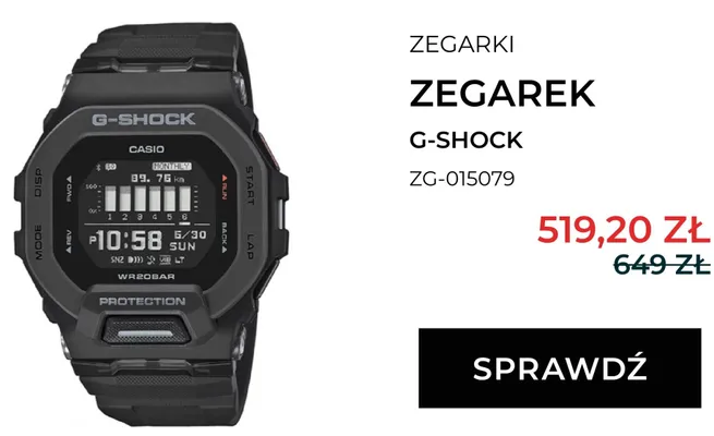 Zegarek G-Shock ZG-015079 promocja w Briju