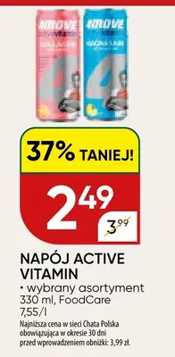 Napój Active Vitamin promocja w Chata Polska