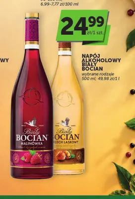 Napój alkoholowy Biały Bocian Orzech Laskowy promocja w Groszek