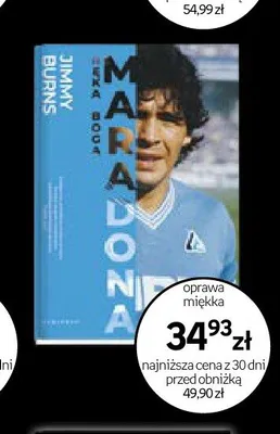 Książka Maradona Ręka Boga Jimmy Burns promocja w Empik