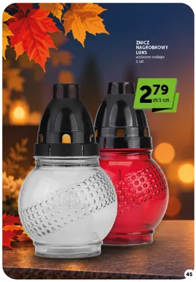 Znicz nagrobkowy Luks promocja w Groszek