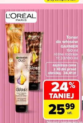 Toner do włosów Garnier promocja w Carrefour