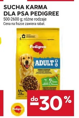 Sucha karma dla psa Pedigree Adult promocja w Stokrotka