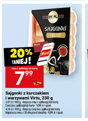 Sajgonki z kurczakiem i warzywami Virtu promocja w Twój Market