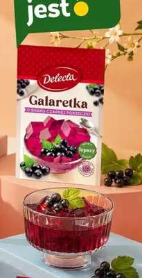 Galaretka Delecta o smaku czarnej porzeczki promocja w Stokrotka