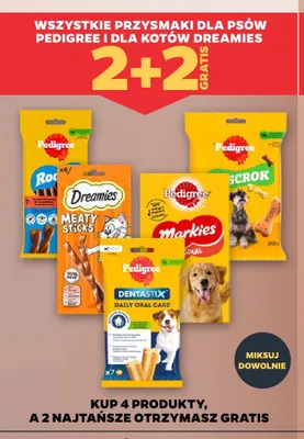 Przysmak dla psów Biscrok Pedigree promocja w Netto