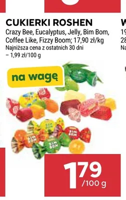Cukierki Roshen Crazy Bee promocja w Stokrotka