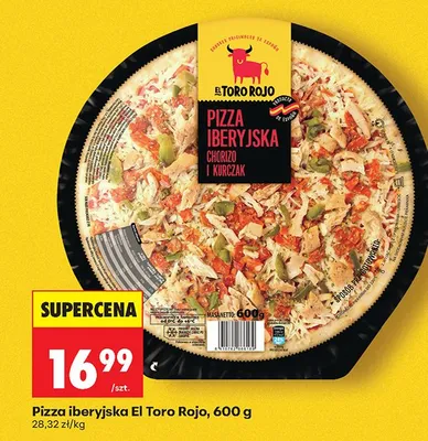 Pizza iberyjska chorizo i kurczak promocja w Biedronka