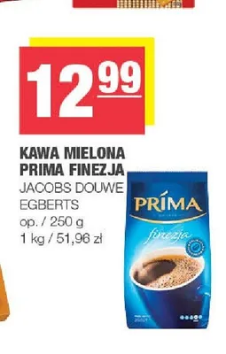 Kawa mielona Prima Finezja Jacobs Douwe Egberts promocja w SPAR
