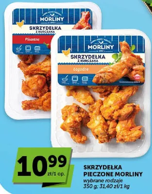 Skrzydełka pieczone Morliny pikantne promocja w Groszek