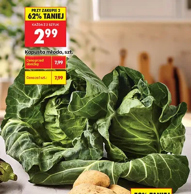 Kapusta młoda promocja w Biedronka